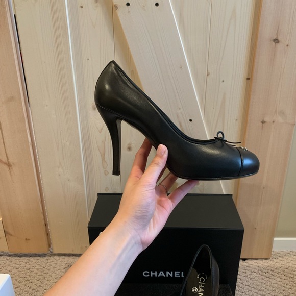 CHANEL PUMPS BLACK SIZE 39 brand new - Picture 9 of 10